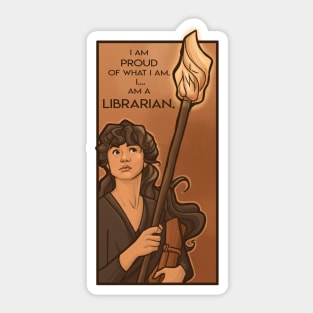 Proud Librarian Sticker